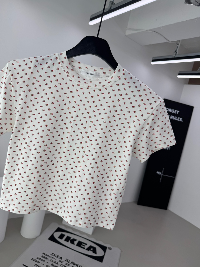 RED-A韓國直郵女裝新品熱賣推薦26夏季人氣職業時尚休閑T恤RED-AT恤圖色1