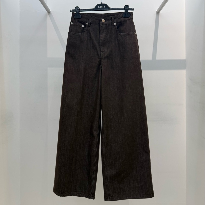 EDIT韓國直郵女士新品26夏季推薦熱賣職業26春夏人氣休閑褲EDIT休閑褲圖色1棕色