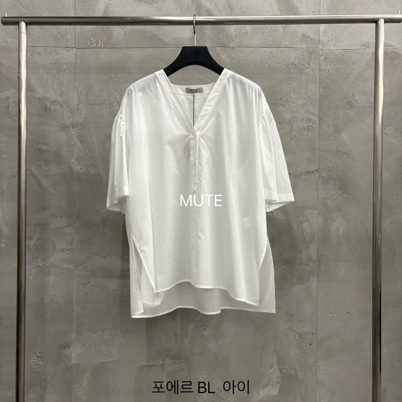 MUTE-P韓國東大門直郵女士新品推薦人氣26夏季襯衫蕾絲衫MUTE襯衫/蕾絲衫圖色1