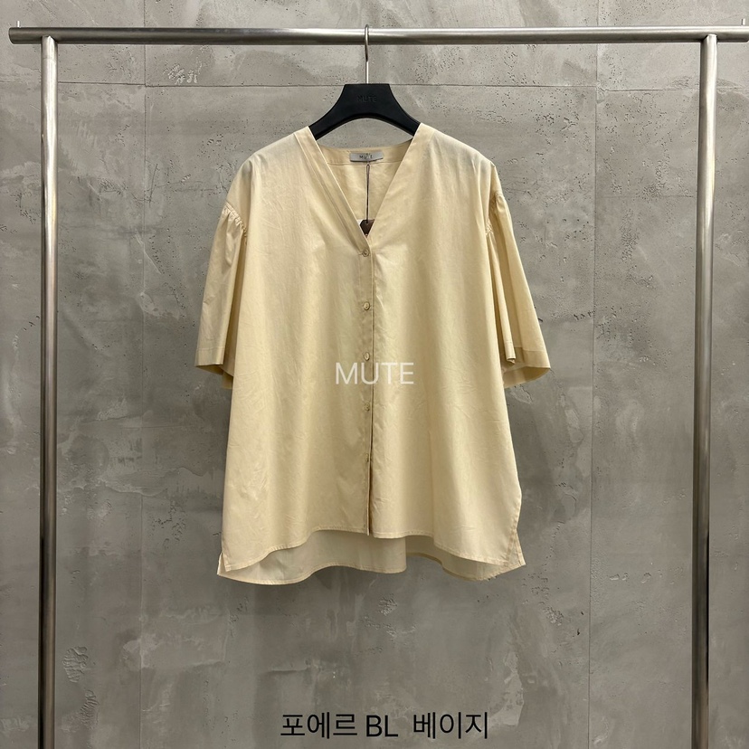 MUTE-P韓國東大門直郵女士新品推薦人氣26夏季襯衫蕾絲衫MUTE襯衫/蕾絲衫圖色2