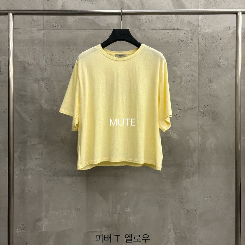 MUTE-P東大門實拍韓國女士新款推薦職業人氣熱賣26夏季T恤MUTET恤圖色5