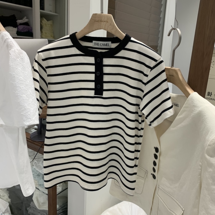 THE CAMEL韓國代購女裝新款人氣T恤the came_l 家T恤圖色2