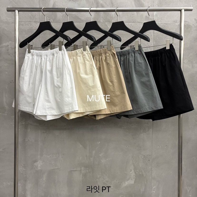 MUTE-P韓國直郵女士新款推薦職業26春夏熱賣時尚休閑短褲MUTE短褲