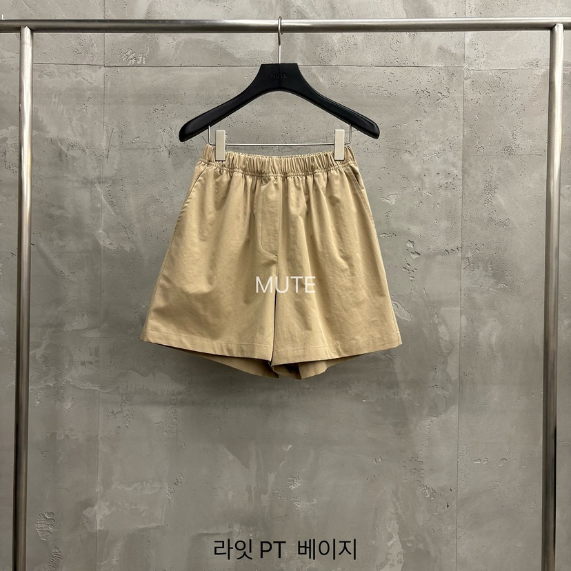 MUTE-P韓國直郵女士新款推薦職業26春夏熱賣時尚休閑短褲MUTE短褲圖色3