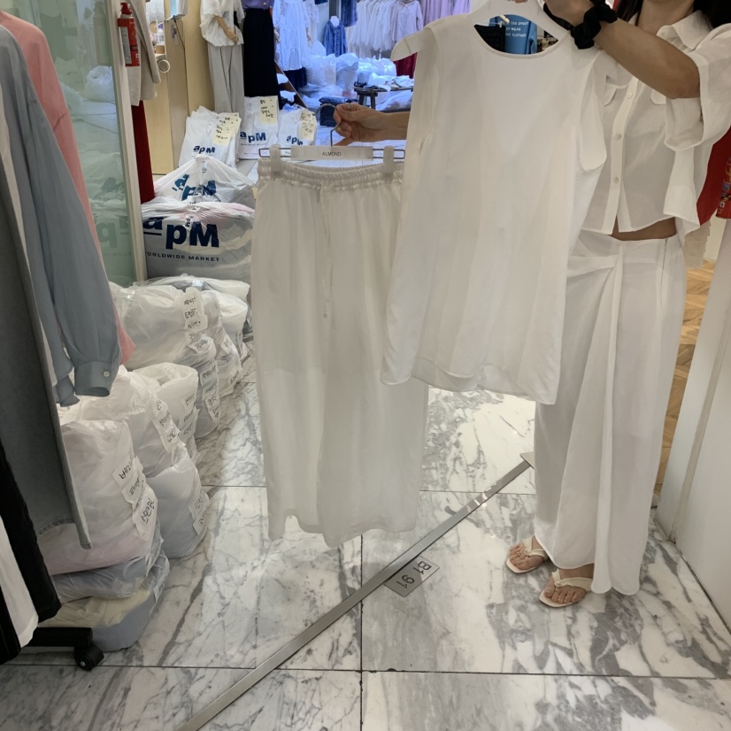 ALMOND韓國直郵實拍女士新款熱賣時尚26夏季推薦休閑套裝ALMOND套裝圖色2