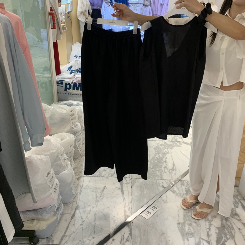 ALMOND韓國直郵實拍女士新款熱賣時尚26夏季推薦休閑套裝ALMOND套裝圖色3