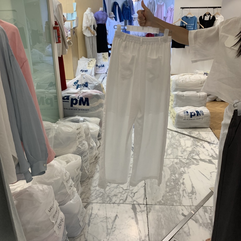 ALMOND韓國東大門直郵女士新款熱賣推薦26春夏26夏季休閑褲ALMOND休閑褲