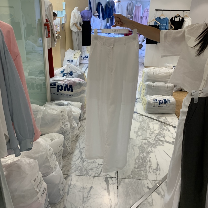 ALMOND韓國東大門直郵女士新款熱賣推薦26春夏26夏季休閑褲ALMOND休閑褲圖色1