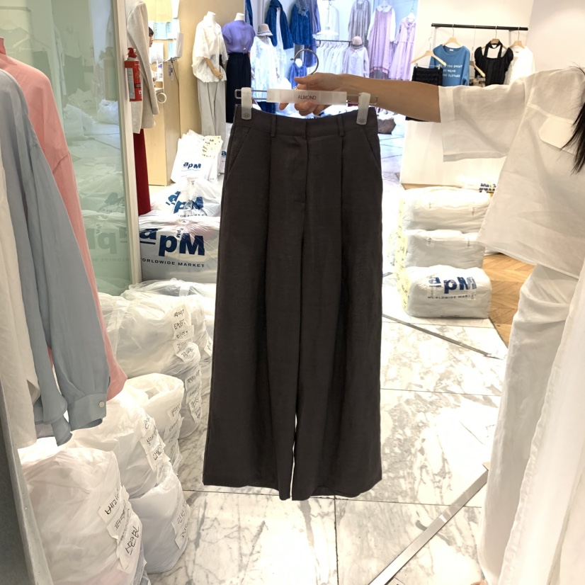 ALMOND韓國東大門直郵女士新款熱賣推薦26春夏26夏季休閑褲ALMOND休閑褲圖色2