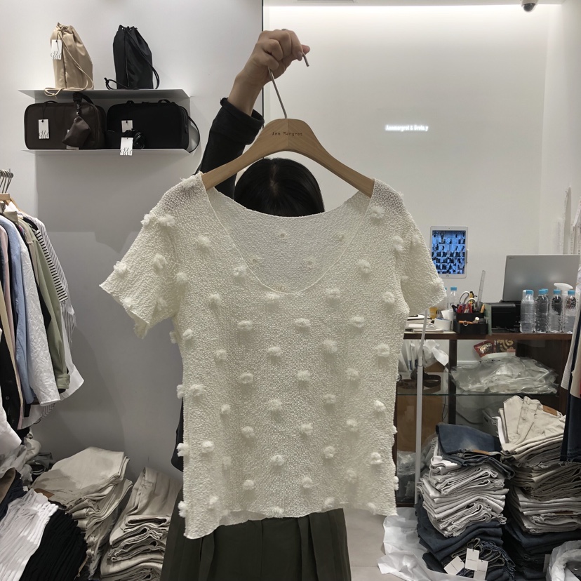 ANN MARGRET韓國直郵女裝新款推薦T恤兩面可穿GRETA.YT恤