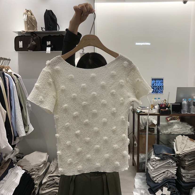 ANN MARGRET韓國直郵女裝新款推薦T恤兩面可穿GRETA.YT恤圖色1