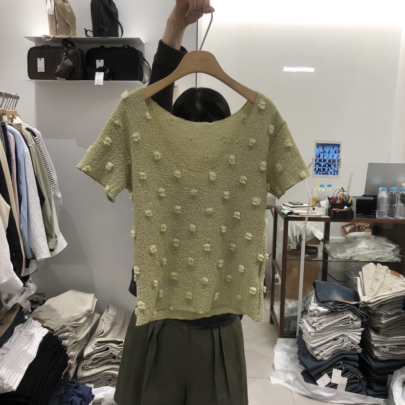 ANN MARGRET韓國直郵女裝新款推薦T恤兩面可穿GRETA.YT恤圖色3