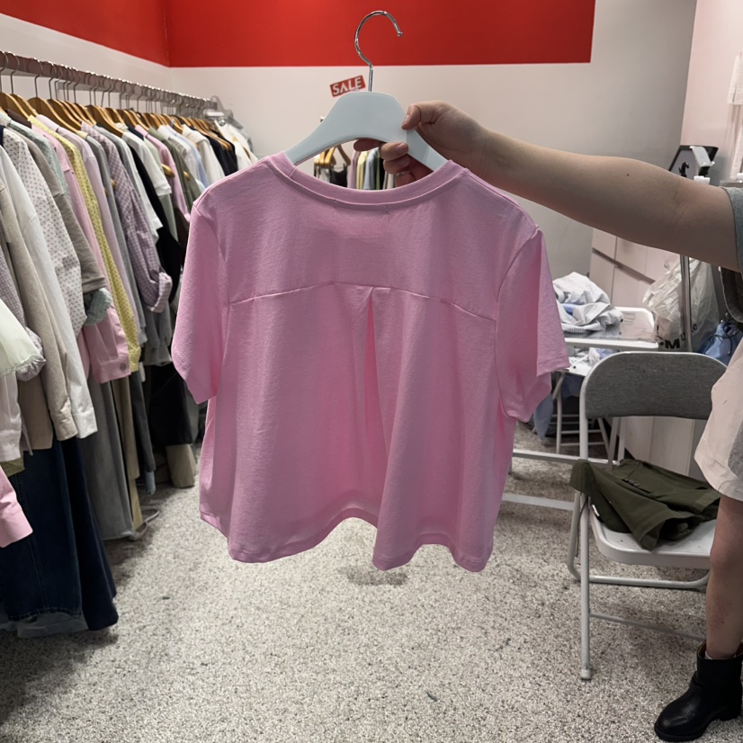 ATPZ韓國直郵女裝新款人氣推薦時尚26夏季熱賣職業T恤喇叭ATTENTION PLEAEST恤