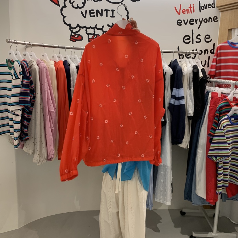 VENTI韓國東大門直郵女裝新品推薦休閑26夏季人氣夾克刺繡VENTI夾克