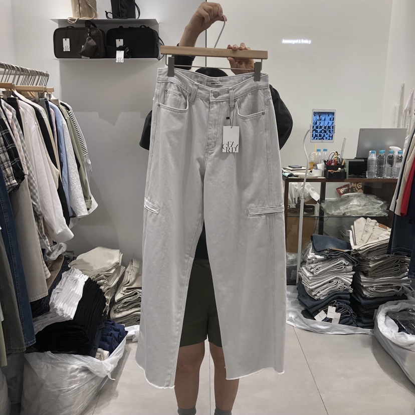 ANN MARGRET韓國直郵女裝新款26春夏牛仔褲GRETA.Y牛仔褲圖色2