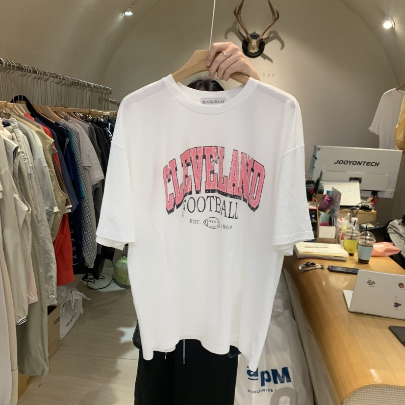 BLACKFRIDAY韓國東大門直郵女士新款推薦26春夏休閑熱賣T恤BLACK FRIDAYT恤圖色1