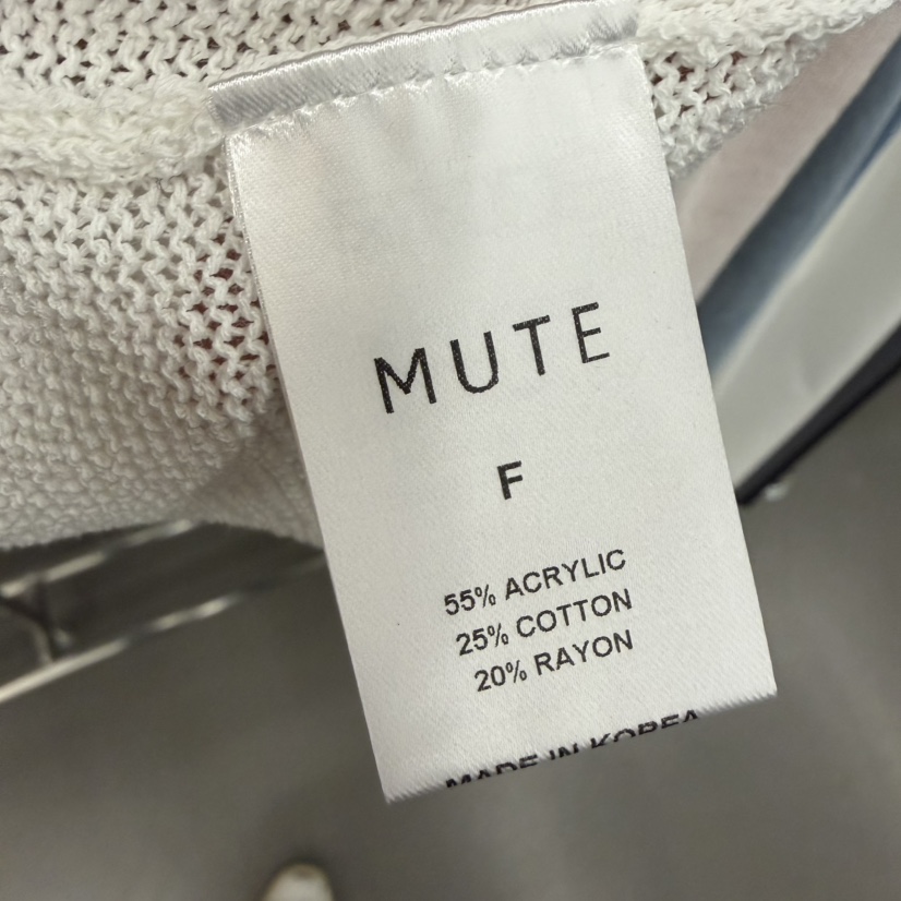 MUTE-P韓國東大門直郵女裝新品休閑時尚熱賣推薦26夏季針織衫MUTE針織衫