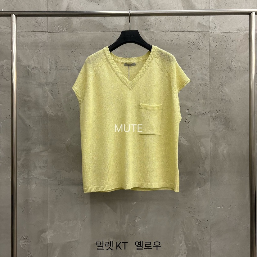 MUTE-P韓國東大門直郵女裝新品休閑時尚熱賣推薦26夏季針織衫MUTE針織衫圖色2