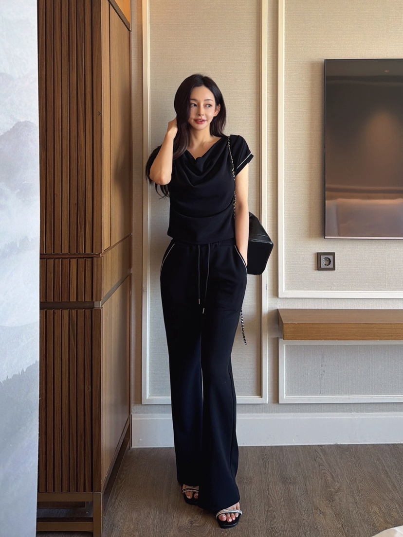 CLOTH韓國直郵女士新款26春夏職業熱賣休閑推薦人氣26夏季套裝CLOTH套裝圖色2