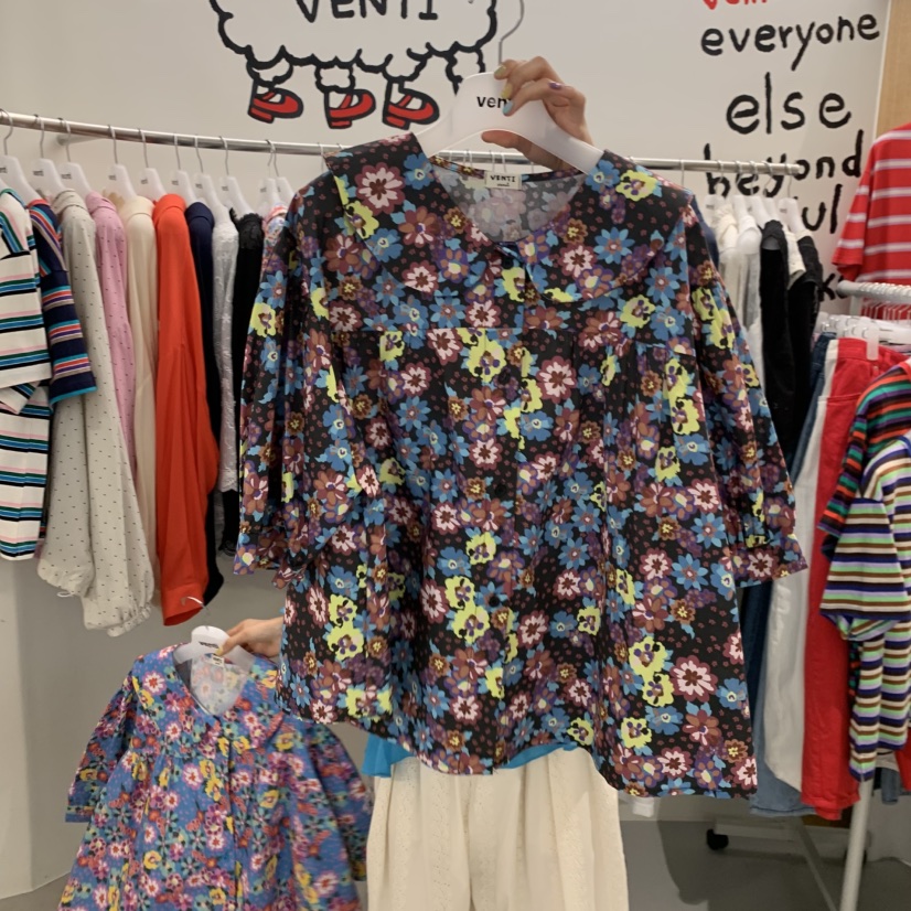 VENTI東大門實拍韓國女士新品人氣26春夏職業休閑襯衫蕾絲衫VENTI襯衫/蕾絲衫圖色3