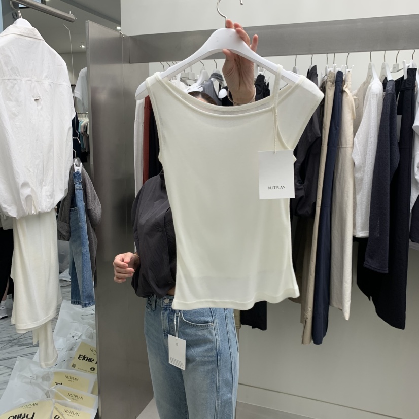 NUTPLAN韓國直郵女士新品休閑職業時尚推薦人氣26春夏T恤NUTPLANT恤