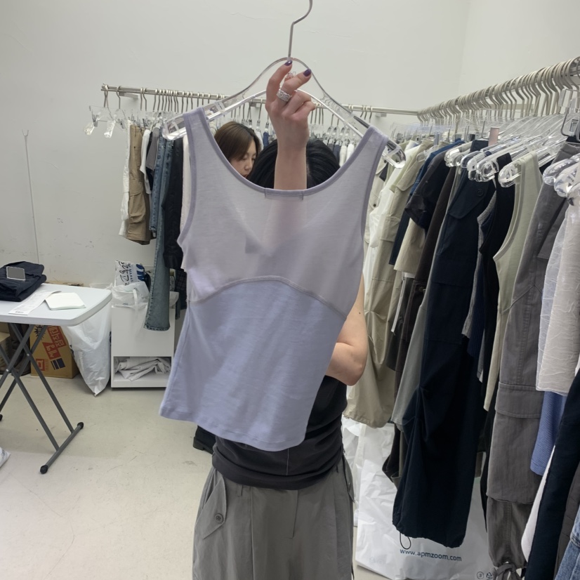 PADO東大門實拍韓國女士新款職業時尚休閑人氣推薦吊帶背心PADO吊帶/背心