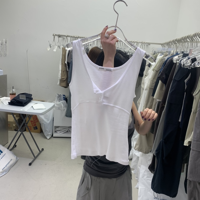 PADO東大門實拍韓國女士新款職業時尚休閑人氣推薦吊帶背心PADO吊帶/背心圖色3