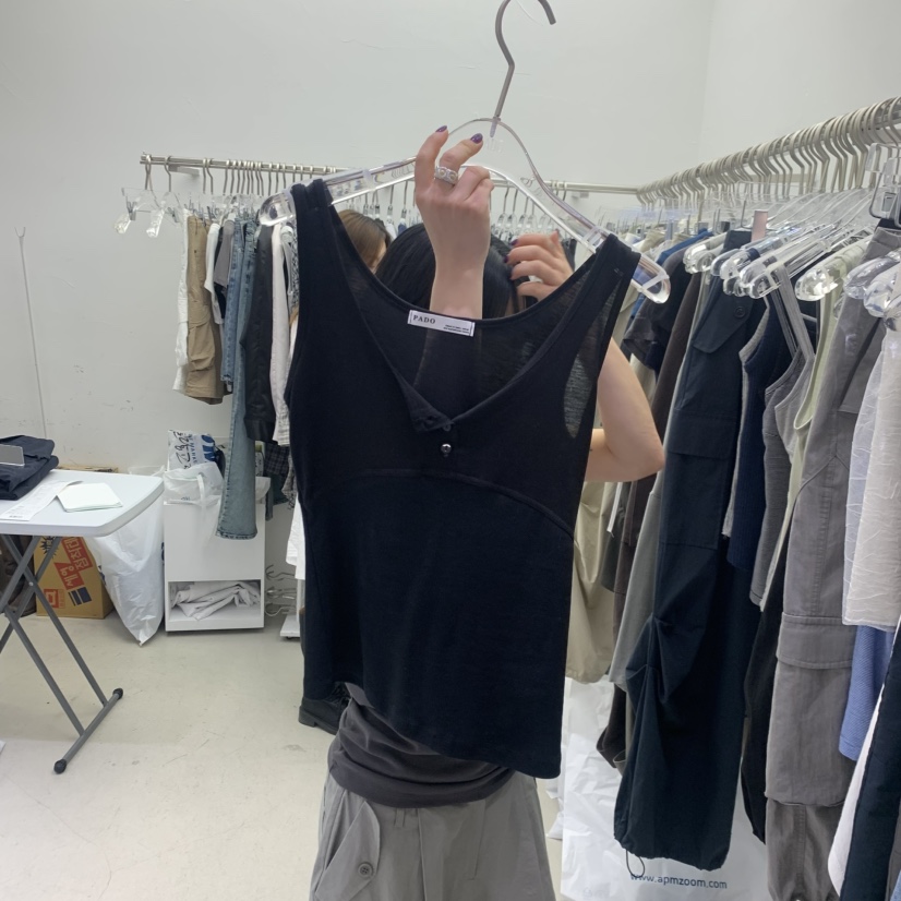 PADO東大門實拍韓國女士新款職業時尚休閑人氣推薦吊帶背心PADO吊帶/背心圖色5