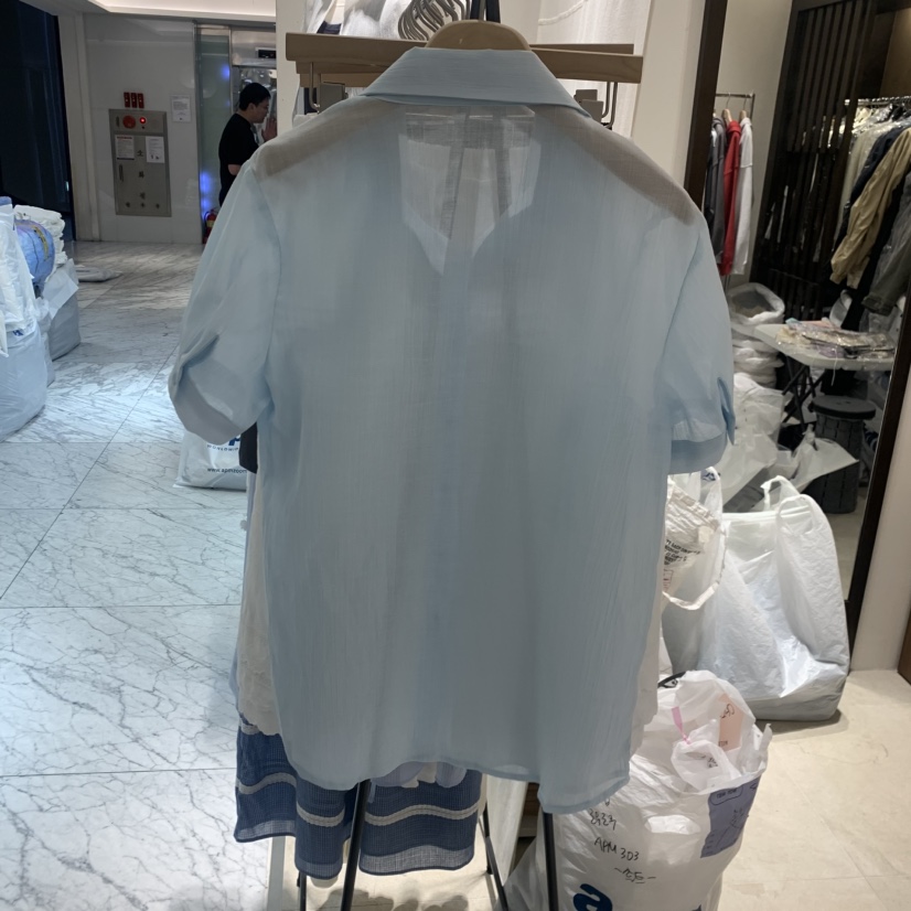 RAWROW韓國直郵女裝新款熱賣26夏季職業26春夏襯衫蕾絲衫RAWROW襯衫/蕾絲衫