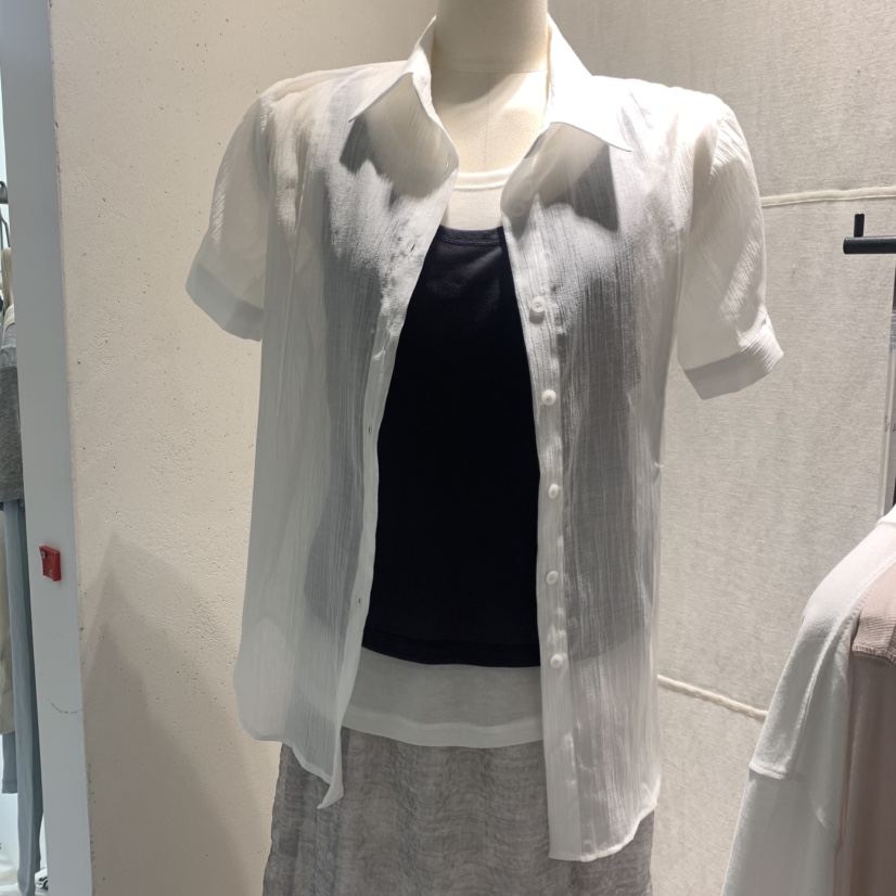 RAWROW韓國直郵女裝新款熱賣26夏季職業26春夏襯衫蕾絲衫RAWROW襯衫/蕾絲衫圖色1