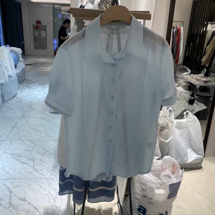 RAWROW韓國直郵女裝新款熱賣26夏季職業26春夏襯衫蕾絲衫RAWROW襯衫/蕾絲衫圖色3