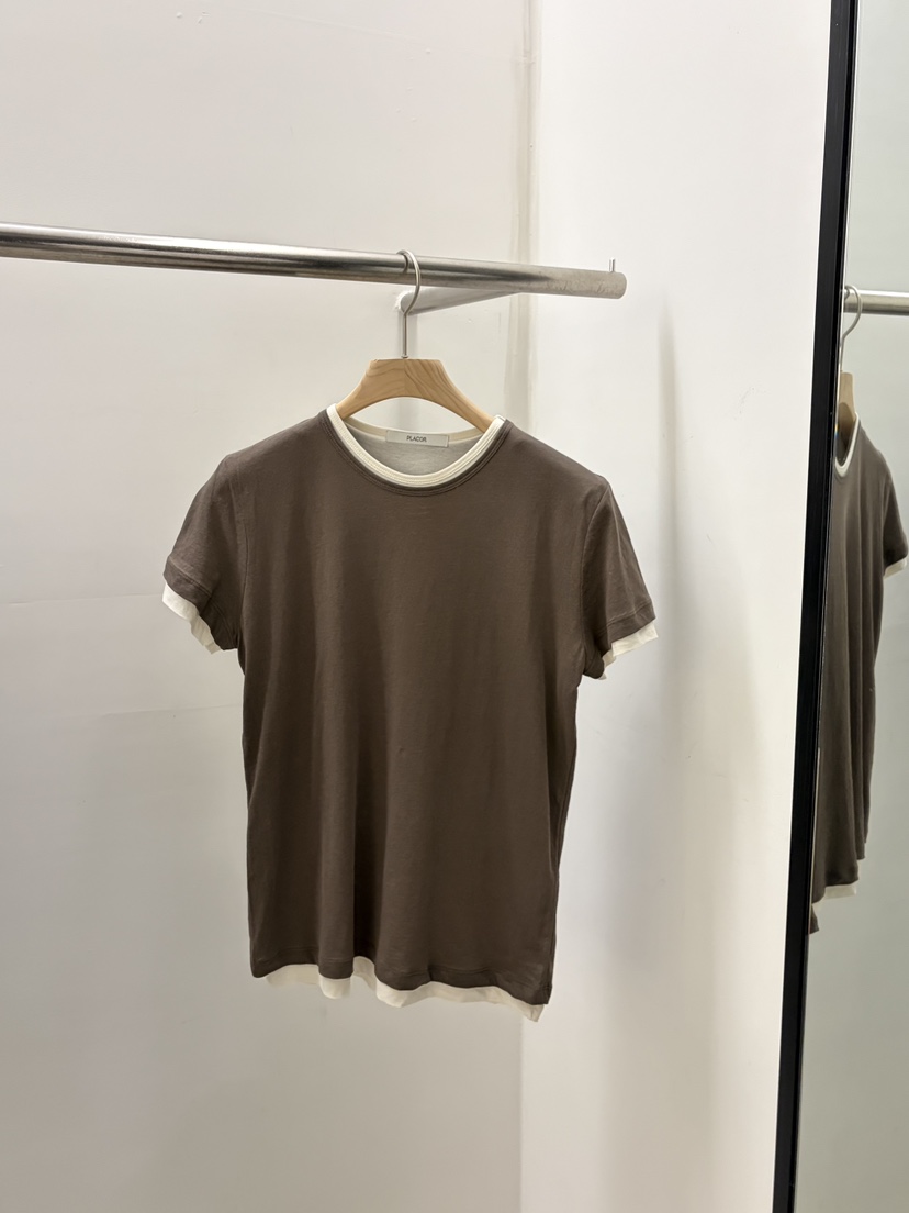 REGULARLY/PLACOR韓國東大門代購女裝新款時尚職業推薦T恤REGULARLY/PLACORT恤圖色1