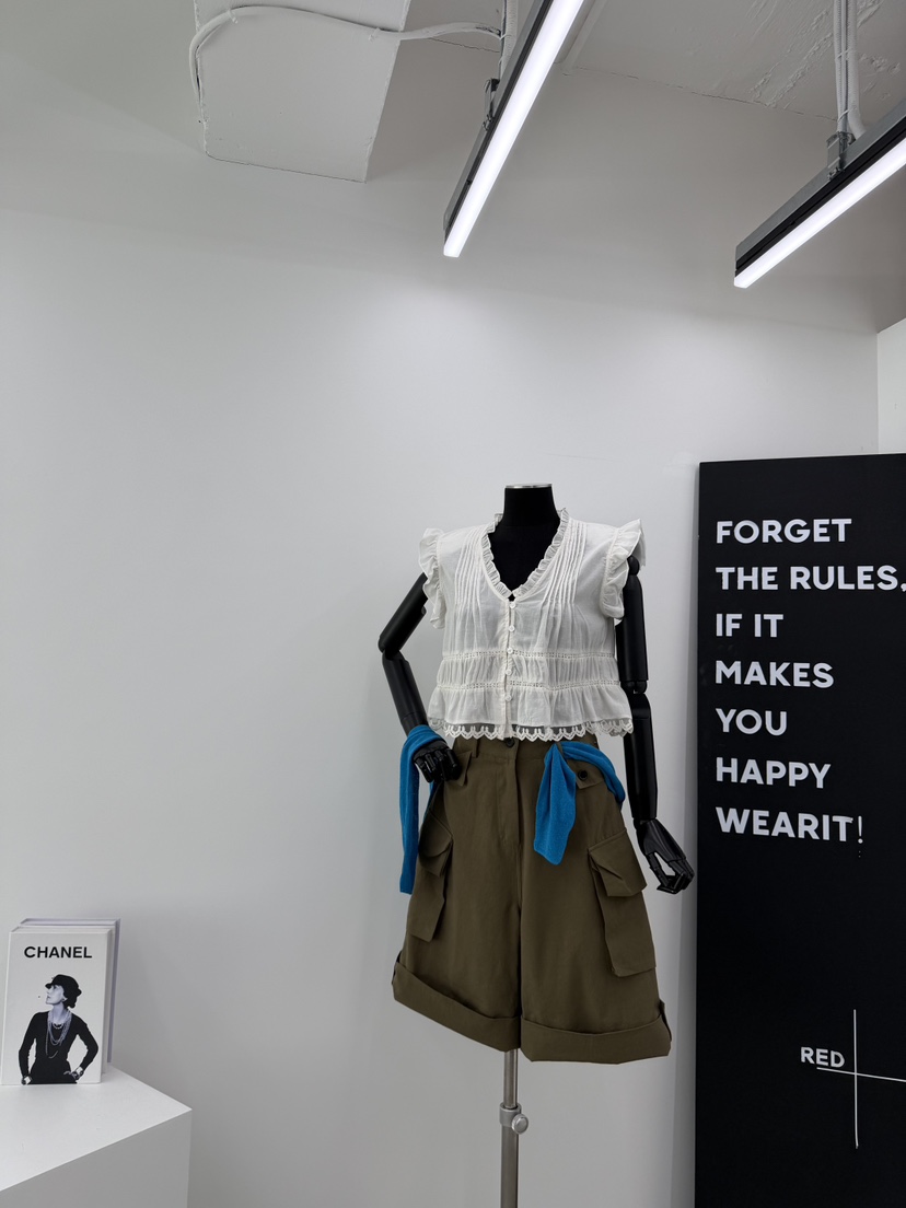 RED-A韓國東大門代購女士新款休閑時尚26夏季26春夏短褲RED-A短褲