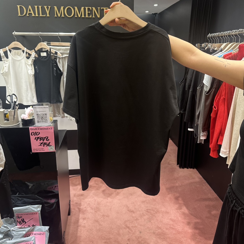 DAILY MOMENT韓國直郵女裝新品26春夏職業26夏季休閑T恤DAILY MOMENTT恤