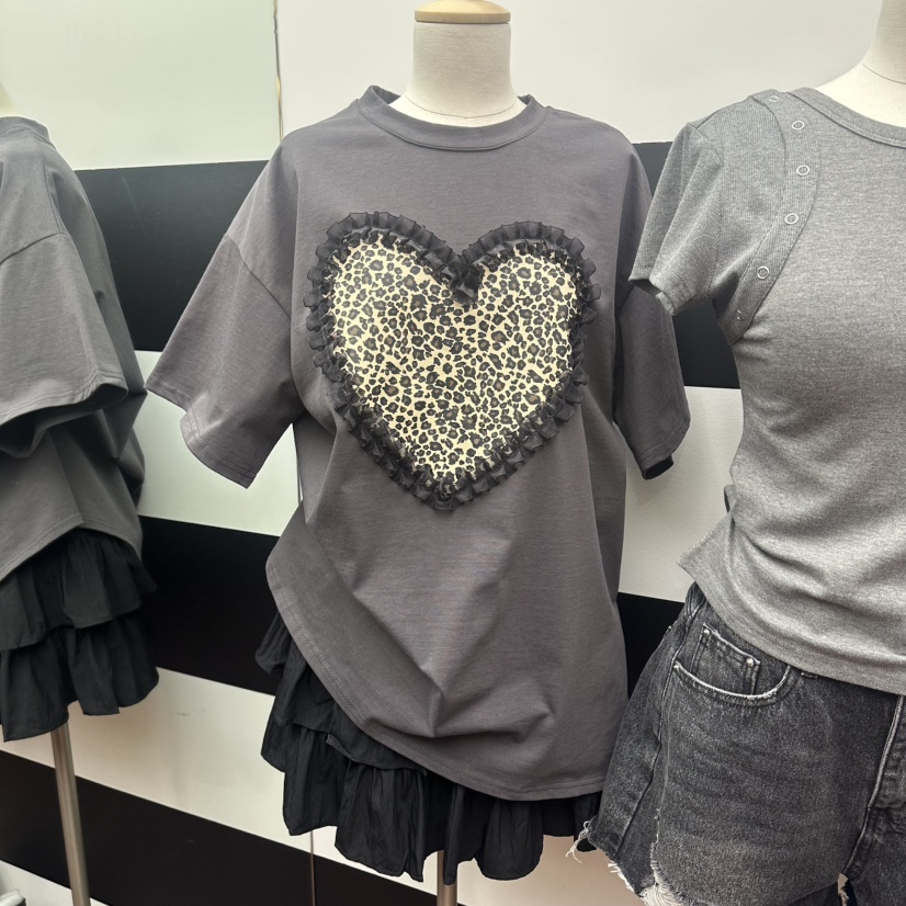 DAILY MOMENT韓國直郵女裝新品26春夏職業26夏季休閑T恤DAILY MOMENTT恤圖色1