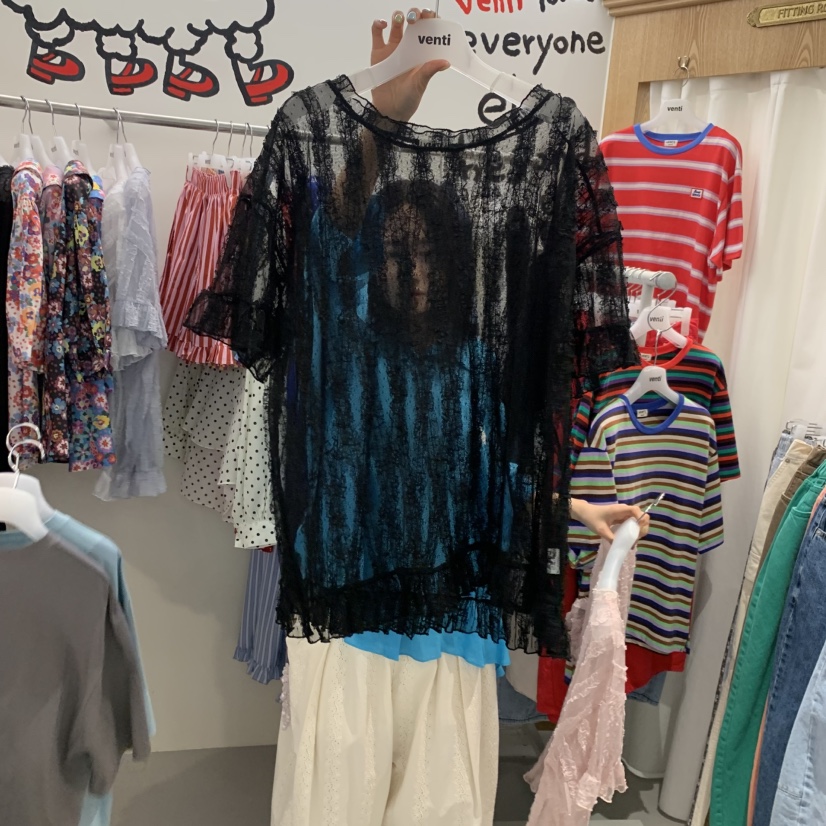 VENTI韓國代購女裝新品職業人氣26夏季時尚休閑推薦熱賣T恤VENTIT恤圖色4