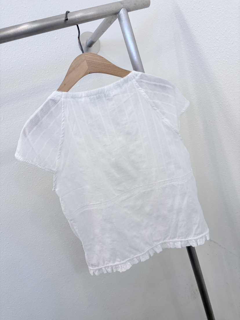 LUMIPLE韓國東大門代購女裝新款時尚26夏季襯衫蕾絲衫蕾絲LUMIPLE襯衫/蕾絲衫