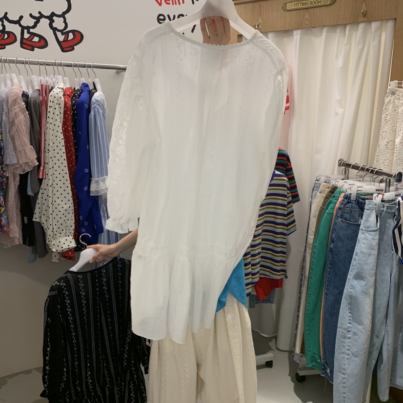 VENTI韓國代購女裝新品職業推薦熱賣人氣26春夏襯衫蕾絲衫VENTI襯衫/蕾絲衫