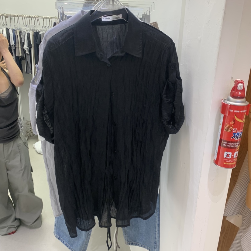 PADO韓國直郵實拍女裝新款26春夏推薦熱賣職業襯衫蕾絲衫PADO襯衫/蕾絲衫圖色3