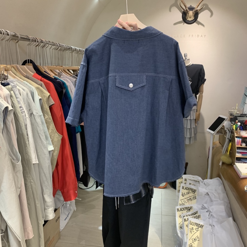 BLACKFRIDAY東大門實拍韓國女裝新款26夏季職業襯衫蕾絲衫BLACK FRIDAY襯衫/蕾絲衫