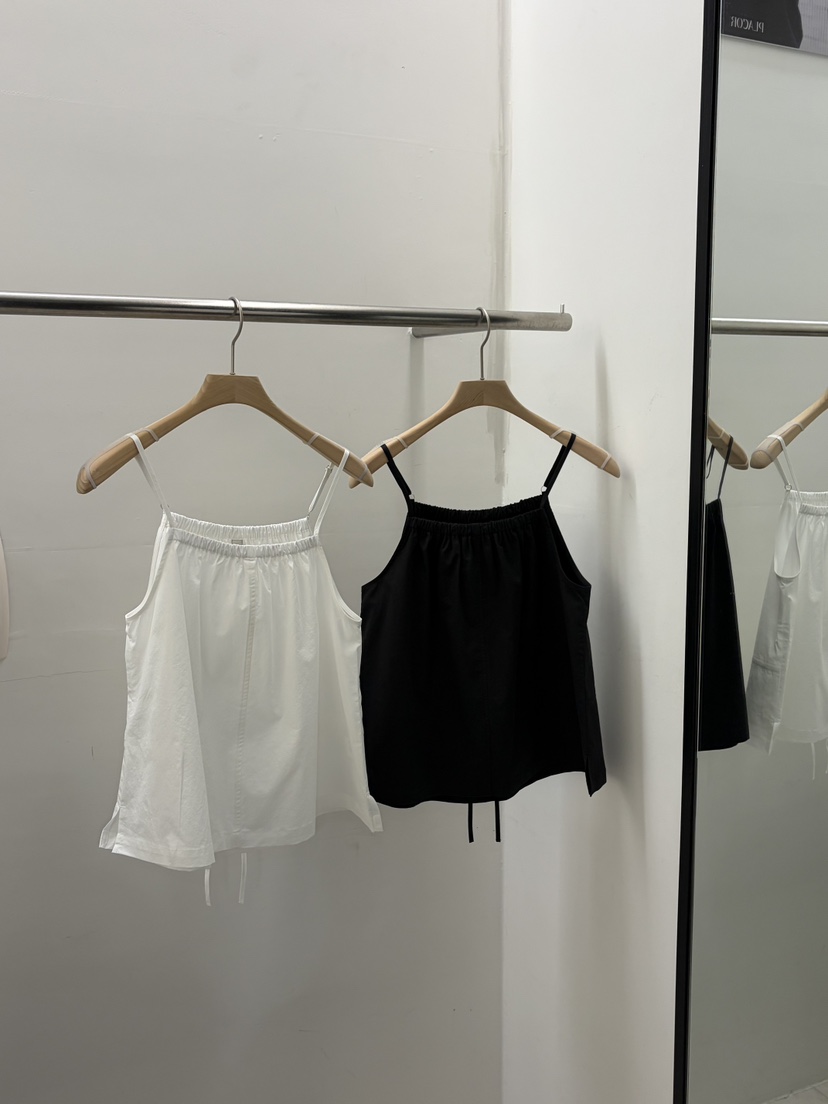 REGULARLY/PLACOR韓國東大門直郵女裝新款推薦吊帶背心棉質褶皺REGULARLY/PLACOR吊帶/背心