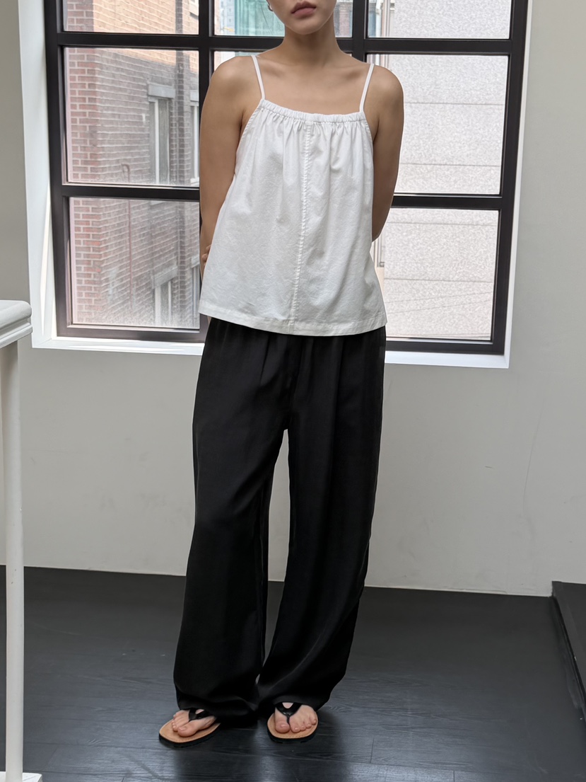 REGULARLY/PLACOR韓國東大門直郵女裝新款推薦吊帶背心棉質褶皺REGULARLY/PLACOR吊帶/背心