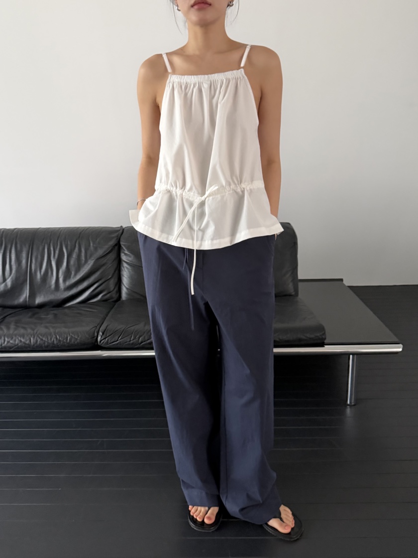 REGULARLY/PLACOR韓國東大門直郵女裝新款推薦吊帶背心棉質褶皺REGULARLY/PLACOR吊帶/背心