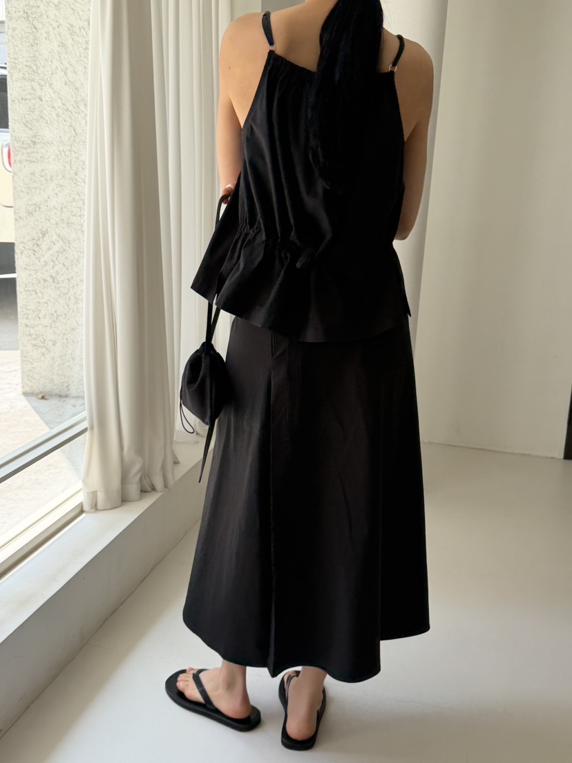 REGULARLY/PLACOR韓國東大門直郵女裝新款推薦吊帶背心棉質褶皺REGULARLY/PLACOR吊帶/背心