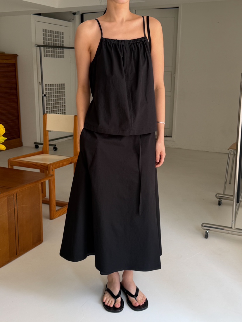 REGULARLY/PLACOR韓國東大門直郵女裝新款推薦吊帶背心棉質褶皺REGULARLY/PLACOR吊帶/背心