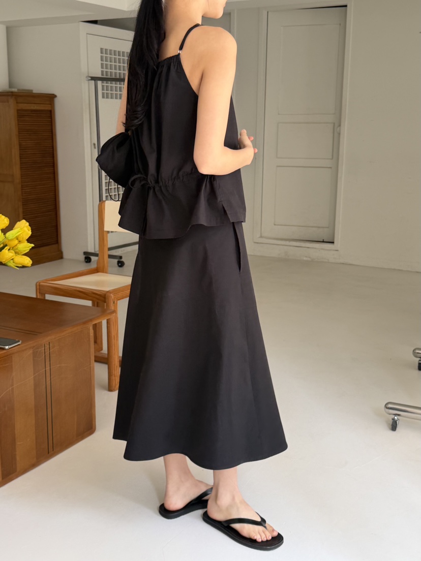 REGULARLY/PLACOR韓國東大門直郵女裝新款推薦吊帶背心棉質褶皺REGULARLY/PLACOR吊帶/背心