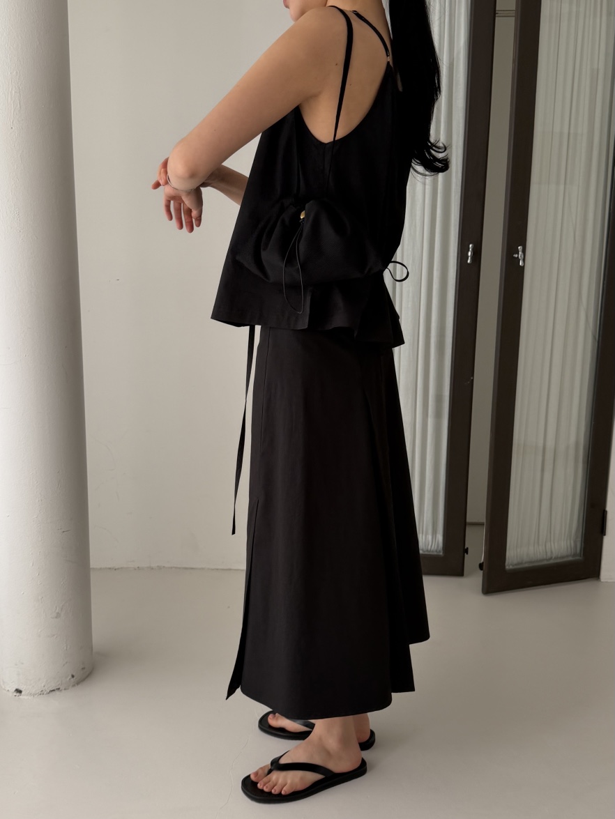 REGULARLY/PLACOR韓國東大門直郵女裝新款推薦吊帶背心棉質褶皺REGULARLY/PLACOR吊帶/背心