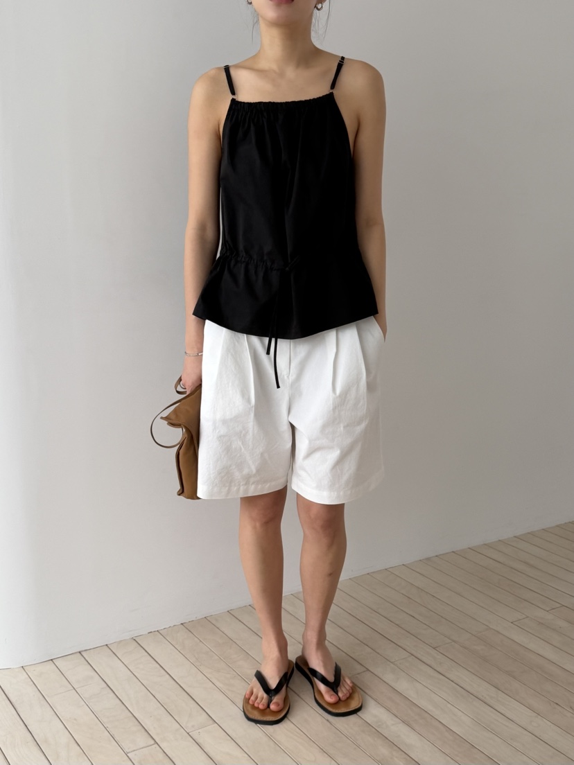 REGULARLY/PLACOR韓國東大門直郵女裝新款推薦吊帶背心棉質褶皺REGULARLY/PLACOR吊帶/背心