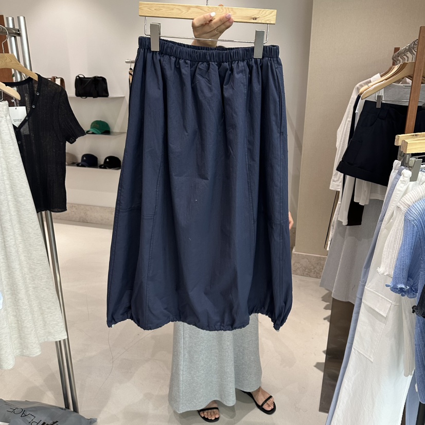 ANDMORE BUTTON韓國直郵實拍女士新款時尚職業26夏季長裙ANDMORE BUTTON長裙