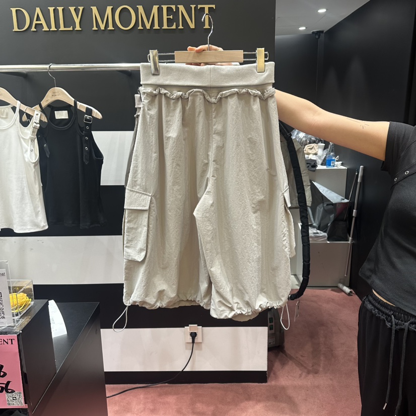DAILY MOMENT韓國代購女裝新款職業熱賣26春夏26夏季短褲DAILY MOMENT短褲